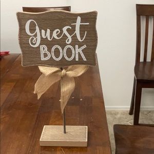 Guest Book Sign